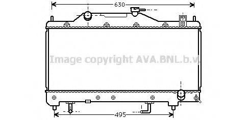 Радиатор, охлаждение двигателя ADT39899 BLUE PRINT