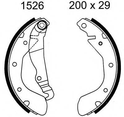 Комплект тормозов 3307.01 WOKING