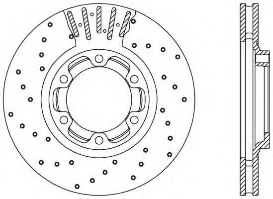 Тормозной диск BDRS2122.25 OPEN PARTS