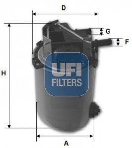 Фильтр топливный 24.061.01 UFI