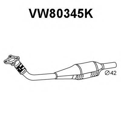 Катализатор VW80345K VENEPORTE