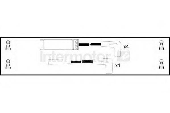 Комплект проводов зажигания 73904 STANDARD