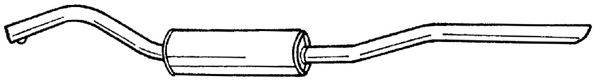 Глушитель выхлопных газов конечный 30625 SIGAM