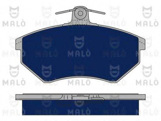 Комплект тормозных колодок, дисковый тормоз 1050379 MALO