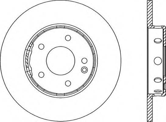 Тормозной диск BDR1312.10 OPEN PARTS