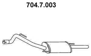 Глушитель выхлопных газов конечный 704.7.003 EBERSPACHER