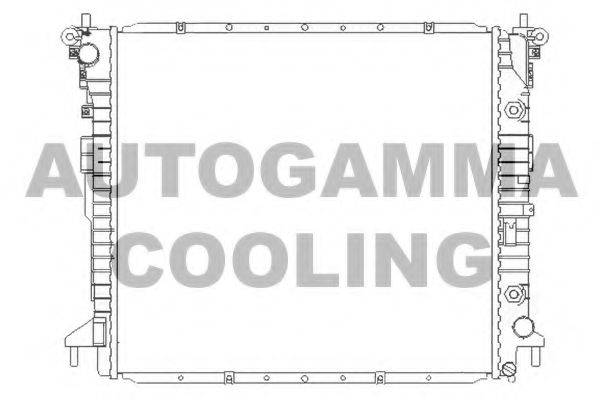 Радиатор, охлаждение двигателя 104426 AUTOGAMMA