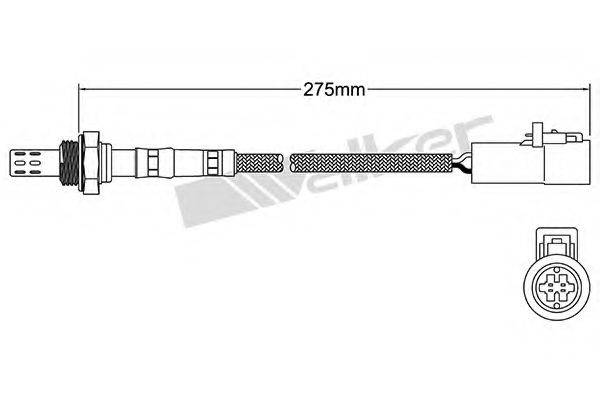 Лямбда-зонд 250-23002 WALKER PRODUCTS