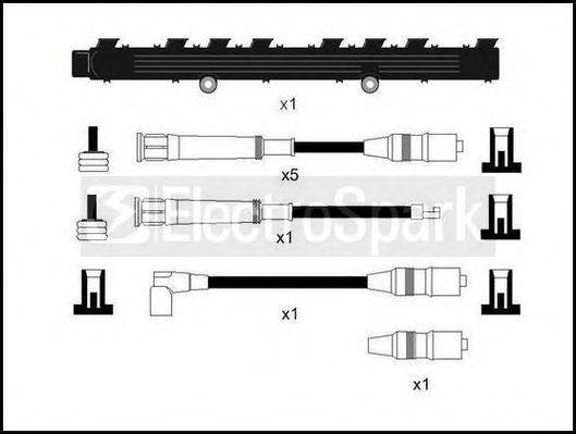 Комплект проводов зажигания OEK153T STANDARD