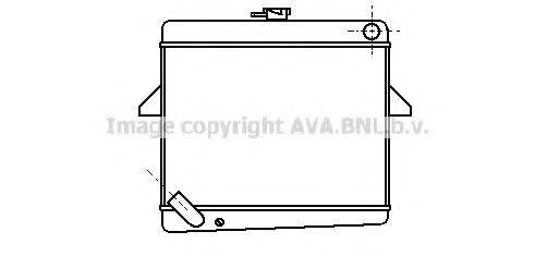 Радиатор, охлаждение двигателя BD2004 AVA QUALITY COOLING