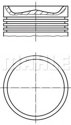 Поршень 229 51 00 MAHLE ORIGINAL