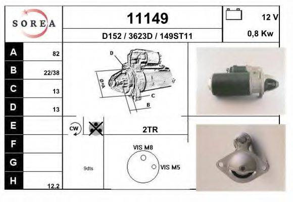 Стартер 11149 EAI