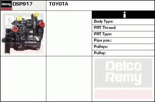 DSP917 REMY Гидравлический насос, рулевое управление DSP917 REMY
