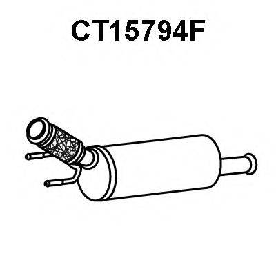 Сажевый / частичный фильтр, система выхлопа ОГ CT15794F VENEPORTE