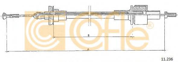 Трос, управление сцеплением 11.236 COFLE