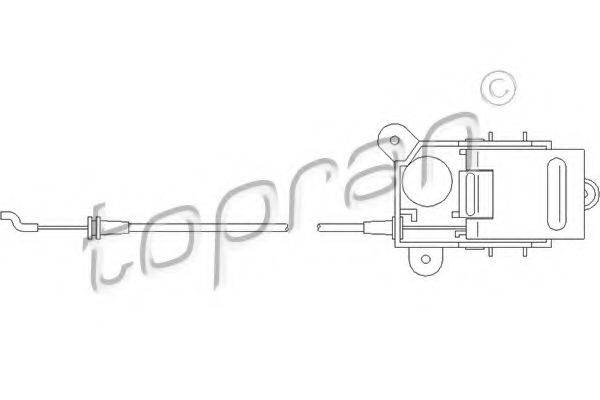 Трос, замок двери 109 448 TOPRAN