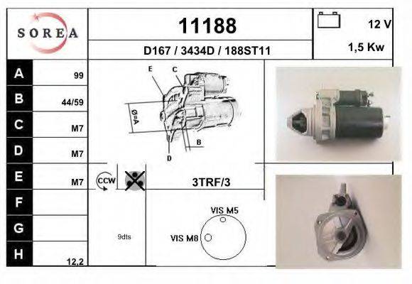 Стартер 11188 EAI