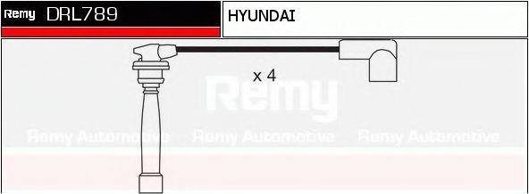 DRL789 REMY Комплект проводов зажигания DRL789 REMY