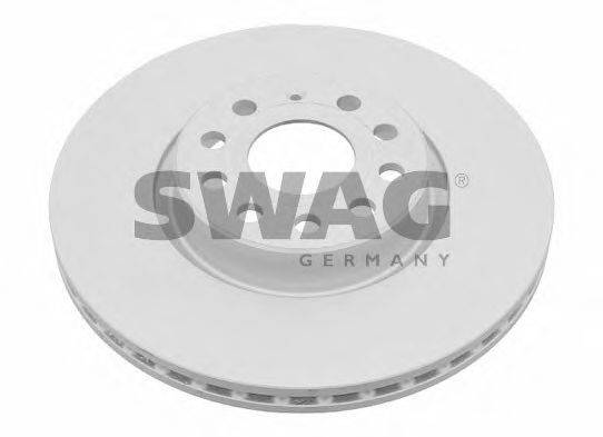 Тормозной диск вентилируемый передний 30 92 4384 SWAG