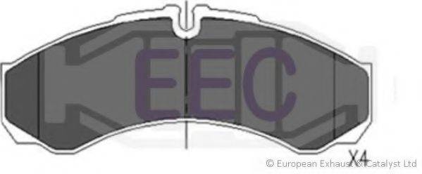 Комплект тормозных колодок, дисковый тормоз BRP0984 EEC