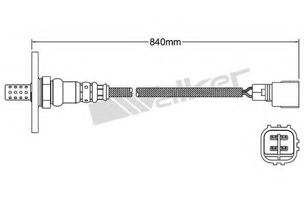 Лямбда-зонд 250-24288 WALKER PRODUCTS