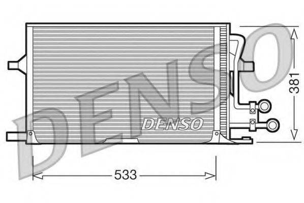 Конденсатор, кондиционер DCN10003 DENSO