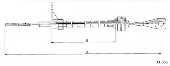 Тросик газа V10-2462 VAICO