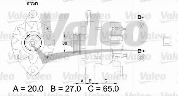 Генератор 433445 VALEO