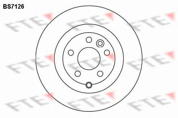 Тормозной диск BS7126 FTE