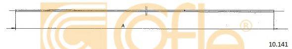 Тросик газа 10.141 COFLE
