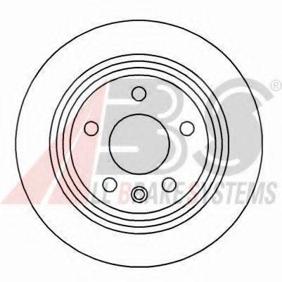 Тормозной диск 16340 A.B.S.