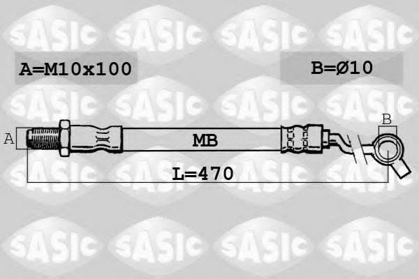 Тормозной шланг SBH6317 SASIC