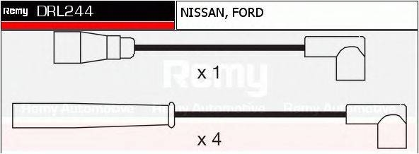 Комплект проводов зажигания DRL244 REMY