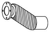 Труба выхлопного газа 53183 DINEX