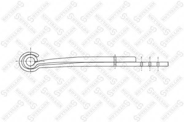 Многолистовая рессора 84-55619-SX STELLOX