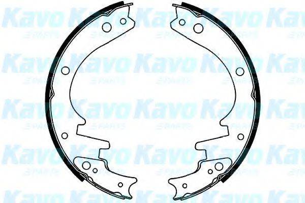 Комлект тормозных накладок BS-3910 KAVO PARTS