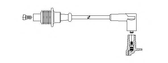 Провод зажигания 631/72 BREMI