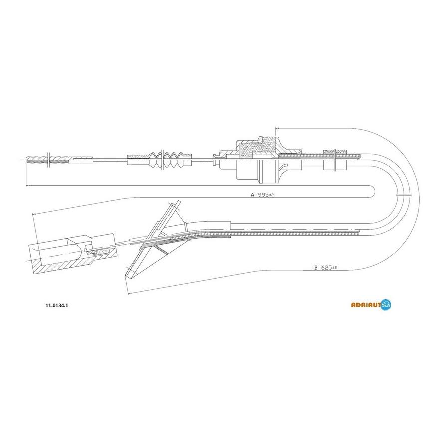 Тросик сцепления Adriauto