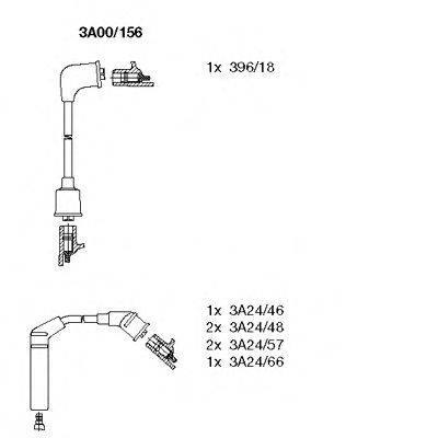 Комплект проводов зажигания 3A00/156 BREMI