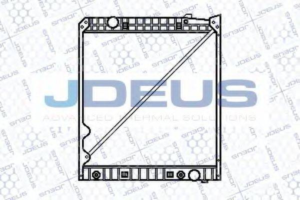 Радиатор, охлаждение двигателя 117M06 JDEUS