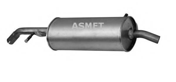 Глушитель выхлопных газов конечный 09.061 ASMET