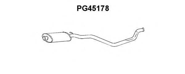 Предглушитель выхлопных газов PG45178 VENEPORTE