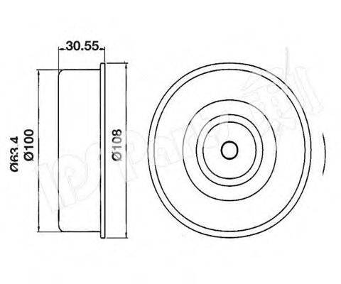 Натяжитель ITB-6H16 IPS Parts