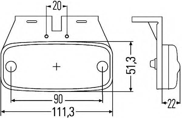 Фонарь 2PS 963 639-077 HELLA