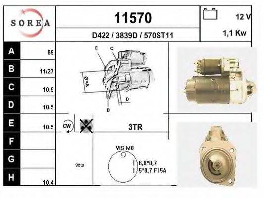 Стартер 11570 EAI