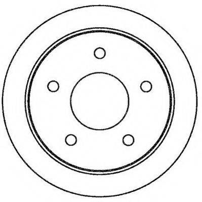 Тормозной диск 562264JC JURID