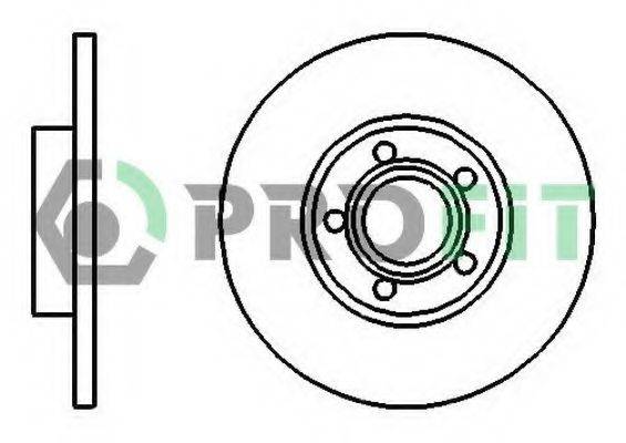 Тормозной диск 5010-0324 PROFIT