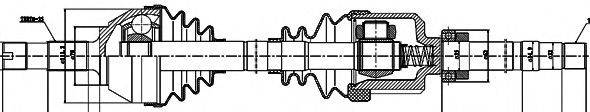 Приводной вал 210066 GSP