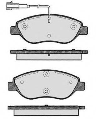 Комплект тормозных колодок, дисковый тормоз RA.0762.2 RAICAM