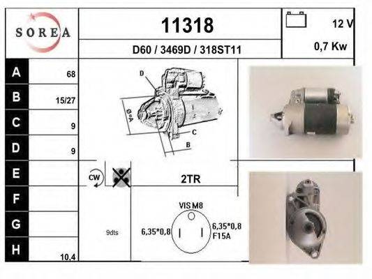 Стартер 11318 EAI